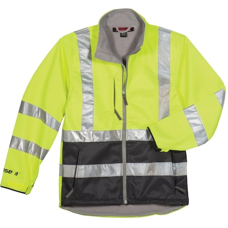 Tingley Tingley Phase 3 ANSI Class 3 Soft-Shell Hi-Vis Jacket J25022.XL